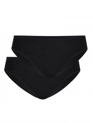 Calida Benefit Women Brief Unterwäsche Damen Schwarz | 64281-BJCW