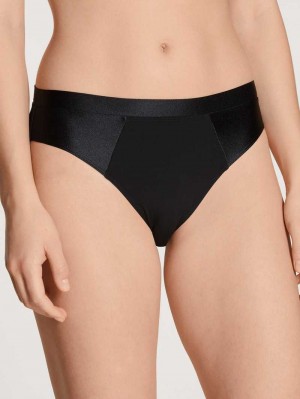 Calida Cate Brief Unterwäsche Damen Schwarz | 53928-EVAB