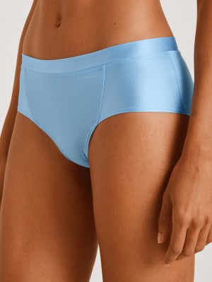 Calida Cate Panty, Low Cut Unterwäsche Damen Blau | 85176-ARKY