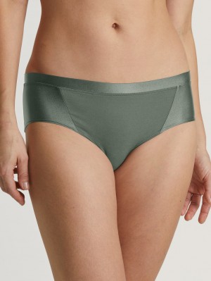 Calida Cate Panty, Low Cut Unterwäsche Damen Grün | 38547-YVKT