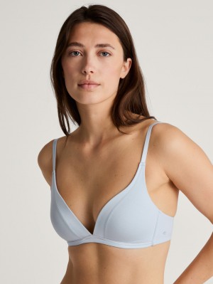 Calida Cate Triangle Bra With Padding Unterwäsche Damen Arctic Ice | 15847-LFCS