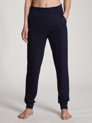 Calida Circular Sleep Pants Nachtwäsche Damen Dunkelblau | 42350-OPMS