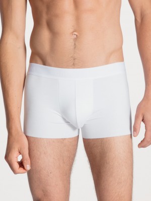 Calida Clean Line Boxer Brief With Elastic Waistband Unterwäsche Herren Weiss | 06473-RTGC