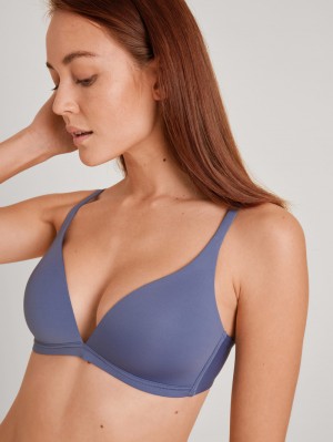 Calida Eco Sense Soft Bra Unterwäsche Damen Lila | 21780-AMXT