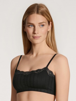 Calida Etude Toujours Bustier Unterwäsche Damen Schwarz | 76821-RBKQ