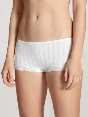 Calida Etude Toujours Panty, Low Cut Unterwäsche Damen Weiss | 46875-MHCU