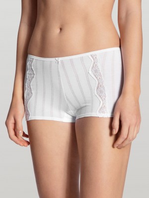 Calida Etude Toujours Panty Unterwäsche Damen Weiss | 82649-MEDU