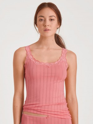 Calida Etude Toujours Tank Top Unterwäsche Damen Strawberry Ice | 93126-ZFYI