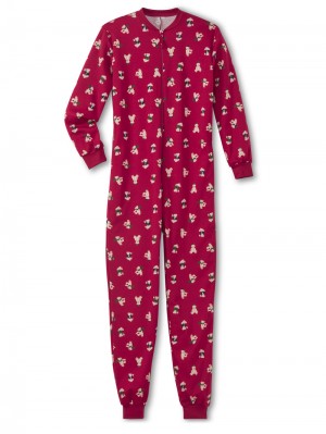 Calida Family & Friends Jumpsuit Pyjama Kinder Rot | 52637-BEGL