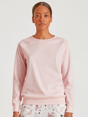 Calida Favourites Dog Shirt Long Sleeve Loungewear Damen Pearl Blush | 28156-PDUM