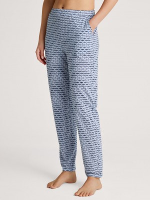 Calida Favourites Joy Pants Nachtwäsche Damen Endless Sky | 75386-JCHA