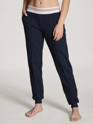 Calida Favourites Lounge Pants Loungewear Damen Dunkelblau | 29614-KHNO