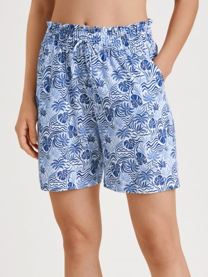 Calida Favourites Serenity Shorts Loungewear Damen Blau | 95462-HPDL