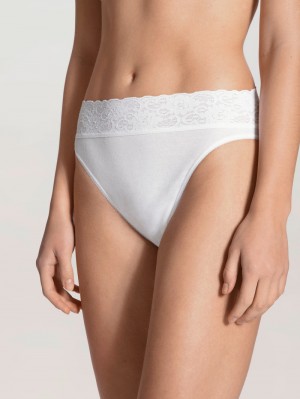 Calida Iconics Brief Unterwäsche Damen Weiss | 92307-UZGT