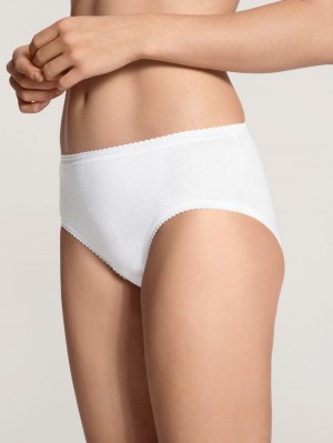 Calida Iconics Brief Unterwäsche Damen Weiss | 43759-BCLJ