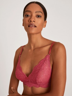 Calida Modal Sense Soft Bra Unterwäsche Damen Rot | 61437-VJCM