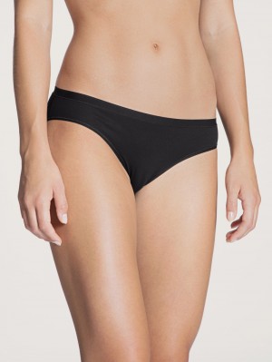 Calida Natural Comfort Brief Unterwäsche Damen Schwarz | 92513-QXGY