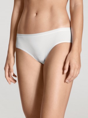 Calida Natural Comfort Brief Unterwäsche Damen Weiss | 30617-TZOS