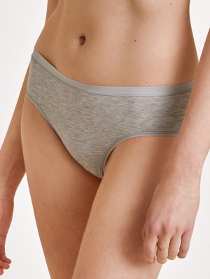 Calida Natural Comfort Brief Unterwäsche Damen Grau | 92076-XJLS