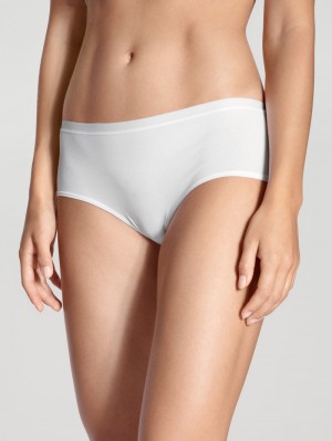 Calida Natural Comfort Panty Unterwäsche Damen Weiss | 26391-OMQC