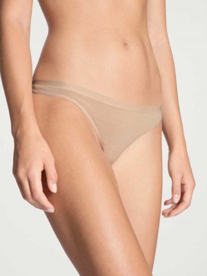 Calida Natural Comfort String Unterwäsche Damen Rosa | 94837-HFIT