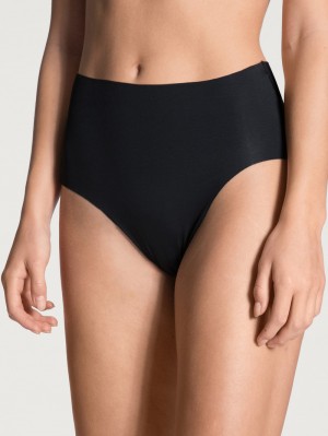 Calida Natural Skin Brief, Cradle To Cradle Certified® Yoga Damen Schwarz | 61890-ALMY