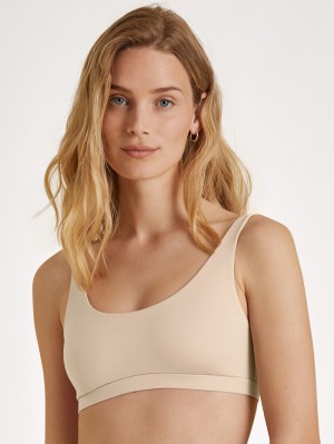 Calida Natural Skin Bustier, Cradle To Cradle Certified® Yoga Damen Rosa | 19754-NIHU