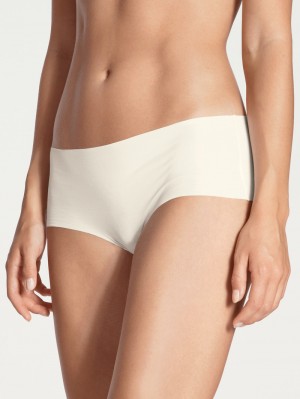 Calida Natural Skin Panty, Cradle To Cradle Certified® Yoga Damen Weiß | 83764-MXLF