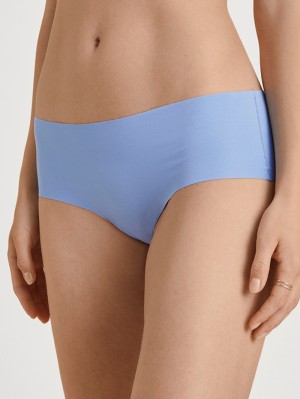 Calida Natural Skin Panty, Cradle To Cradle Certified® Yoga Damen Blau | 95364-HKMU