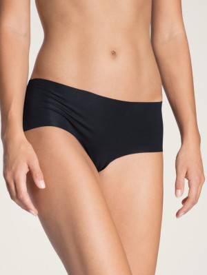 Calida Natural Skin Panty, Cradle To Cradle Certified® Yoga Damen Schwarz | 47208-XPMA