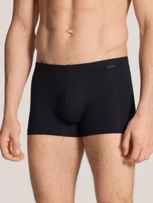 Calida Pure & Style Boxer Brief, Covered Waistband Unterwäsche Herren Schwarz | 68743-NTKY