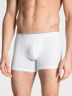 Calida Pure & Style Boxer Brief Unterwäsche Herren Weiss | 23546-LSWB