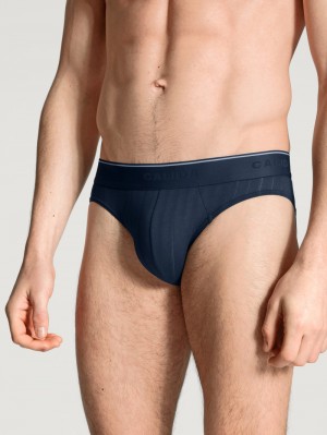 Calida Pure & Style Mini Brief Unterwäsche Herren Indigo | 87930-ZRTE