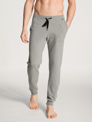 Calida Remix Basic Lounge Pants Loungewear Herren Carbon Melé | 15067-WYIC