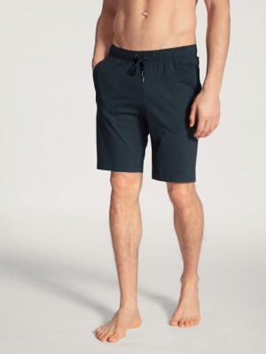 Calida Remix Basic Sleep Bermudas Nachtwäsche Herren Dunkel | 69427-XOQS