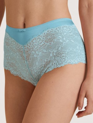 Calida Sensual Secrets Shorty Regular Cut Unterwäsche Damen Blau | 46712-RYIK