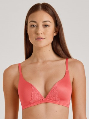 Calida Sensual Secrets Soft Bra Unterwäsche Damen Rosa | 89417-EVPG