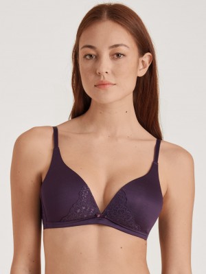 Calida Sensual Secrets Soft Bra Unterwäsche Damen Nightshade | 49073-ZNUC