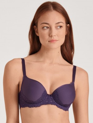 Calida Sensual Secrets Spacer Bra Unterwäsche Damen Nightshade | 54923-BNLO