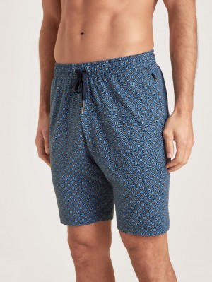 Calida Special Shorts Nachtwäsche Herren Blau | 09845-XDHR