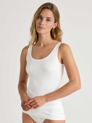 Calida Special Tank Top Unterwäsche Damen Weiss | 20863-KNEG