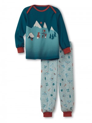 Calida Toddlers Scout Pyjama With Cuff Pyjama Kinder Tiefes | 05246-TQWY