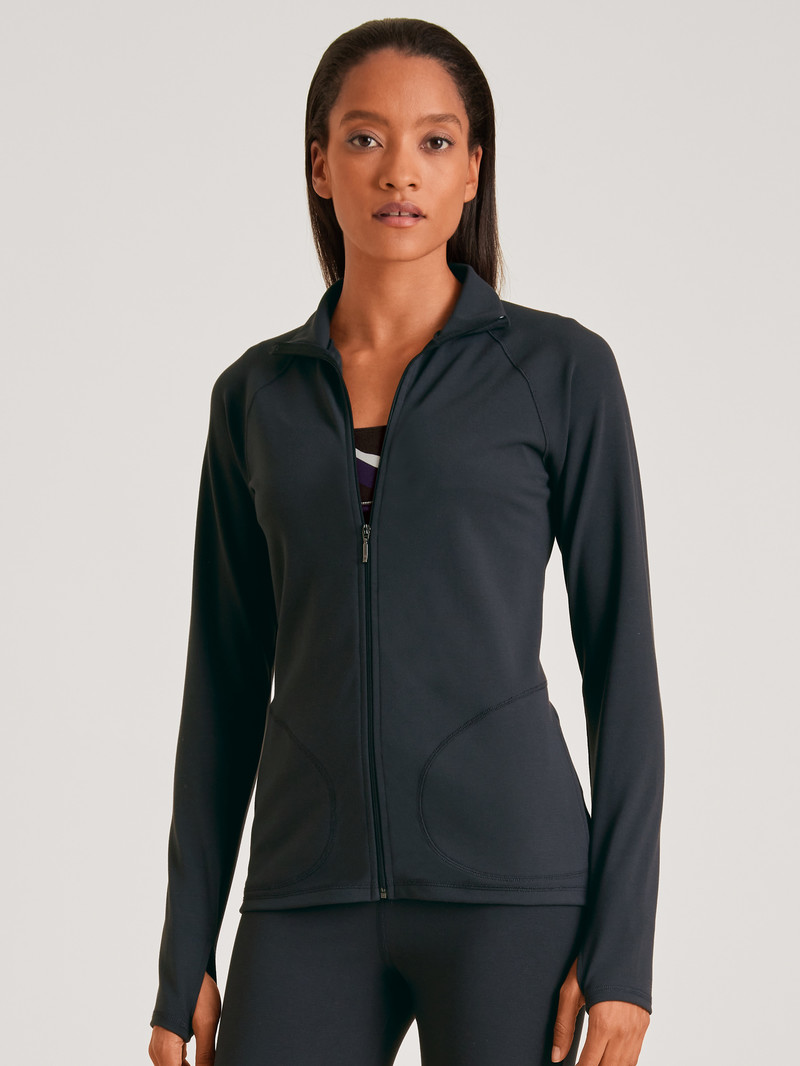 Calida 100% Nature Relax Jacket, Cradle To Cradle Certified® Yoga Damen Phantom | 19582-MIYR