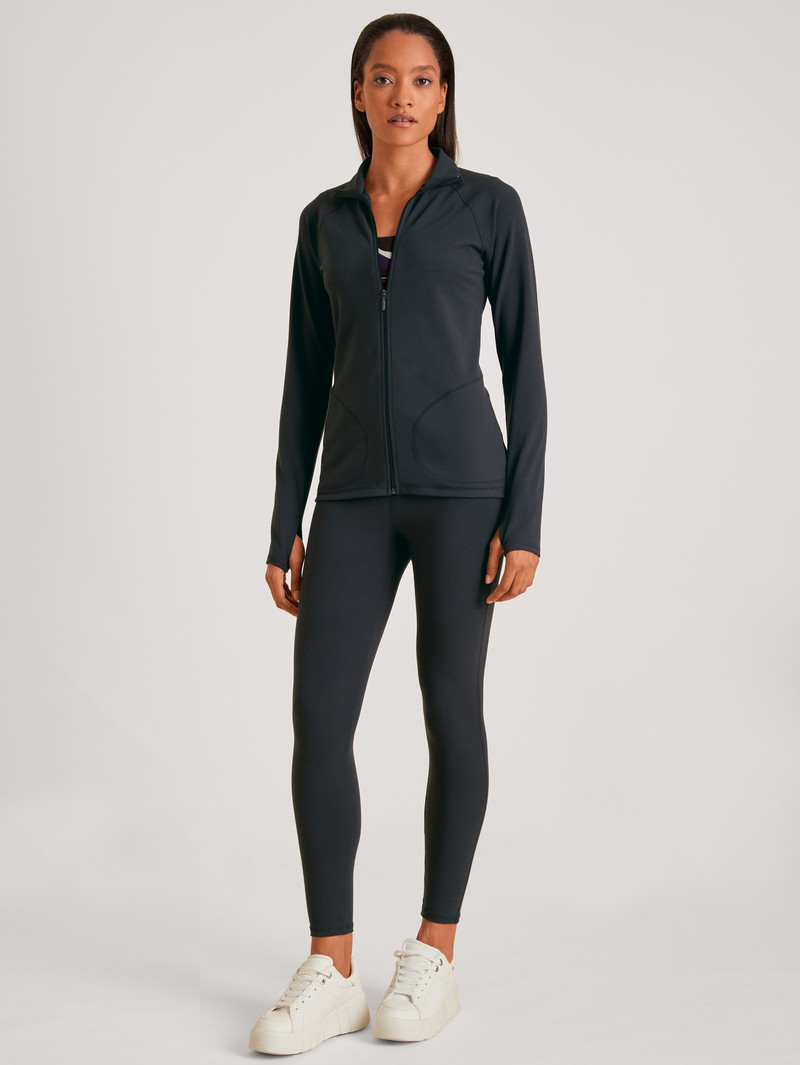 Calida 100% Nature Relax Jacket, Cradle To Cradle Certified® Yoga Damen Phantom | 19582-MIYR