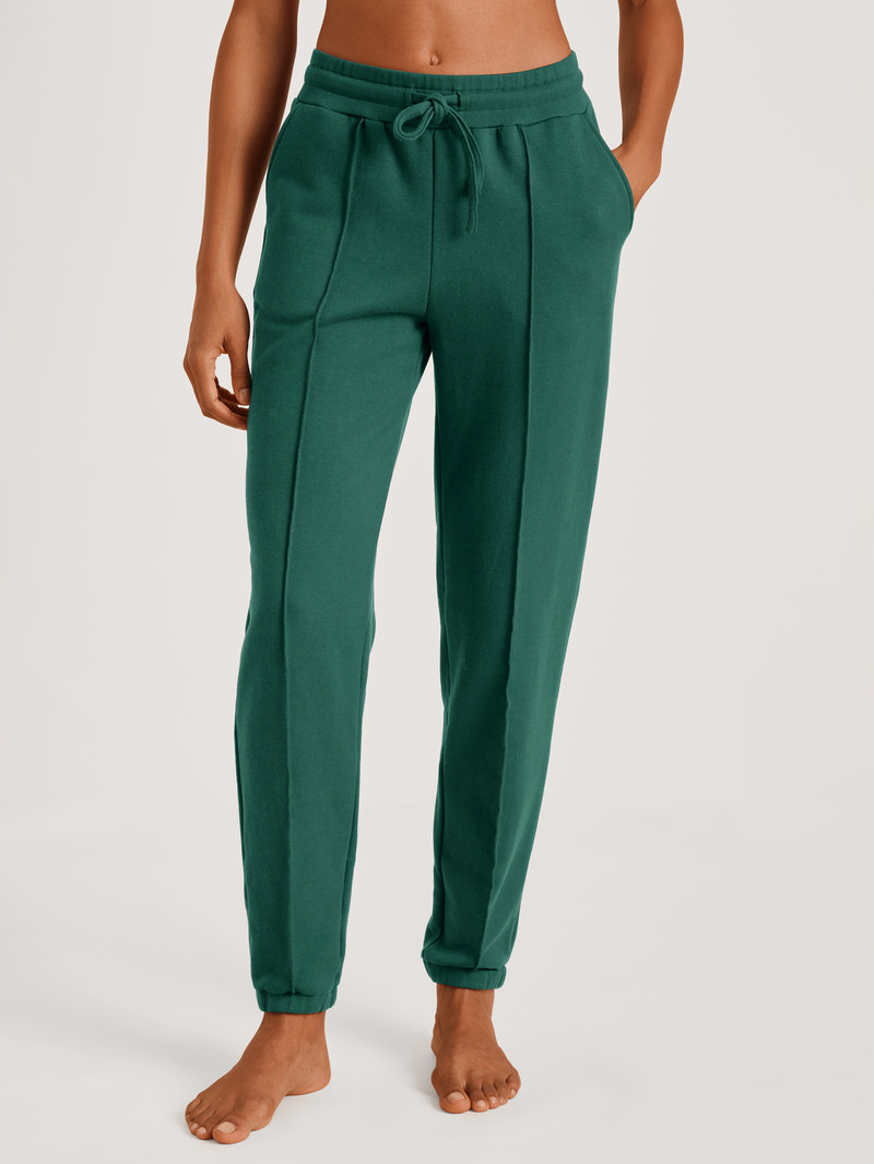 Calida 100% Nature Relax Sweatpants, Cradle To Cradle Certified® Loungewear Damen Grün | 52697-JSKX