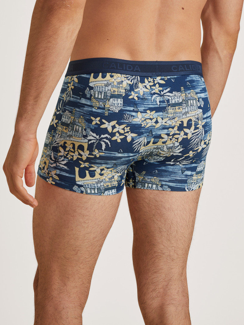 Calida Amalfi Journey Boxer Brief Unterwäsche Herren Blau | 35942-SIBF