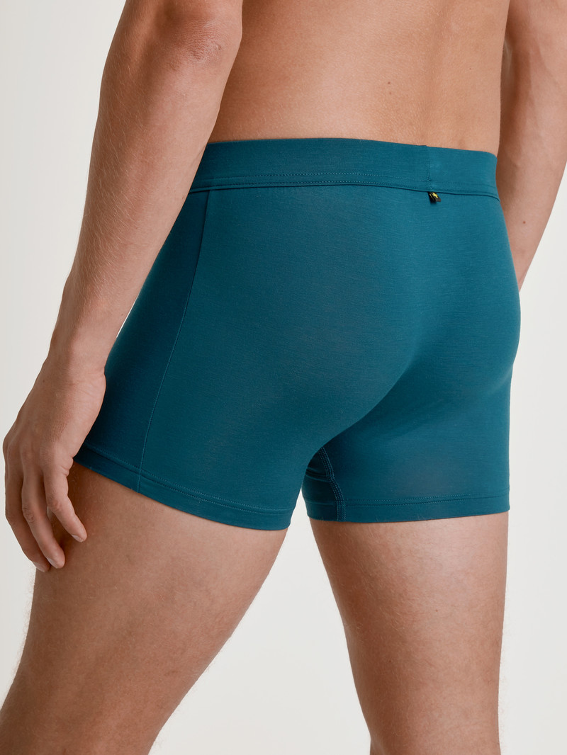 Calida Balanced Day Boxer Brief With Quick Dry Effect Unterwäsche Herren Blau | 03278-MVUA