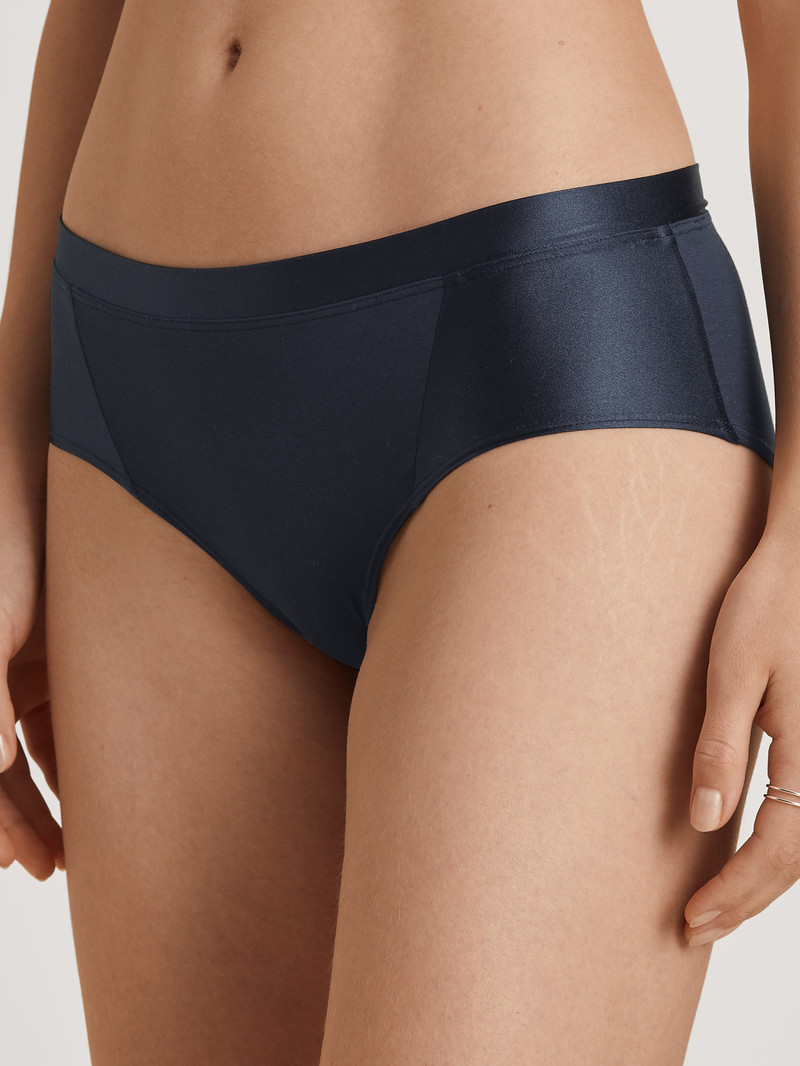 Calida Cate Panty, Low Cut Unterwäsche Damen Dunkelblau | 63402-CVTL