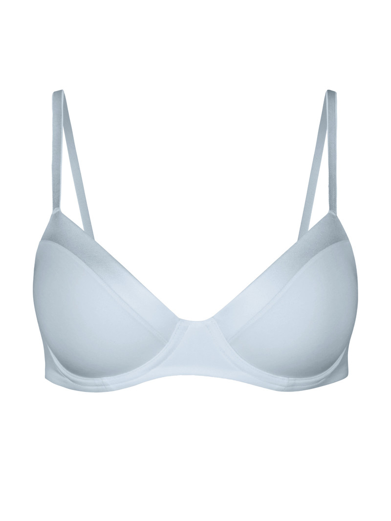 Calida Cate T-shirt Bra Unterwäsche Damen Arctic Ice | 71842-VIJY