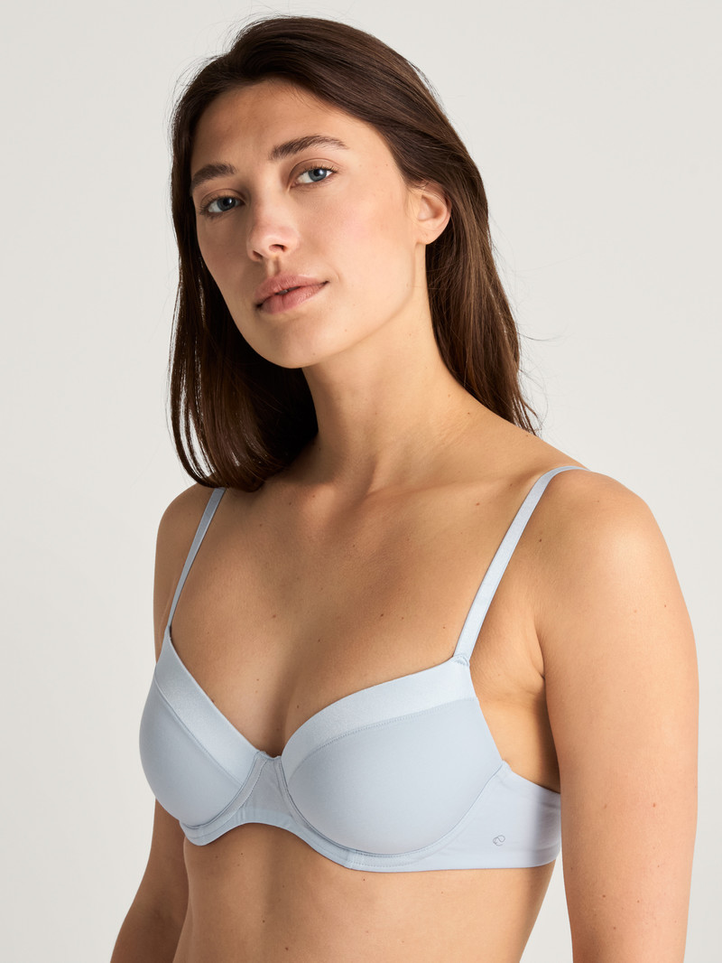 Calida Cate T-shirt Bra Unterwäsche Damen Arctic Ice | 71842-VIJY